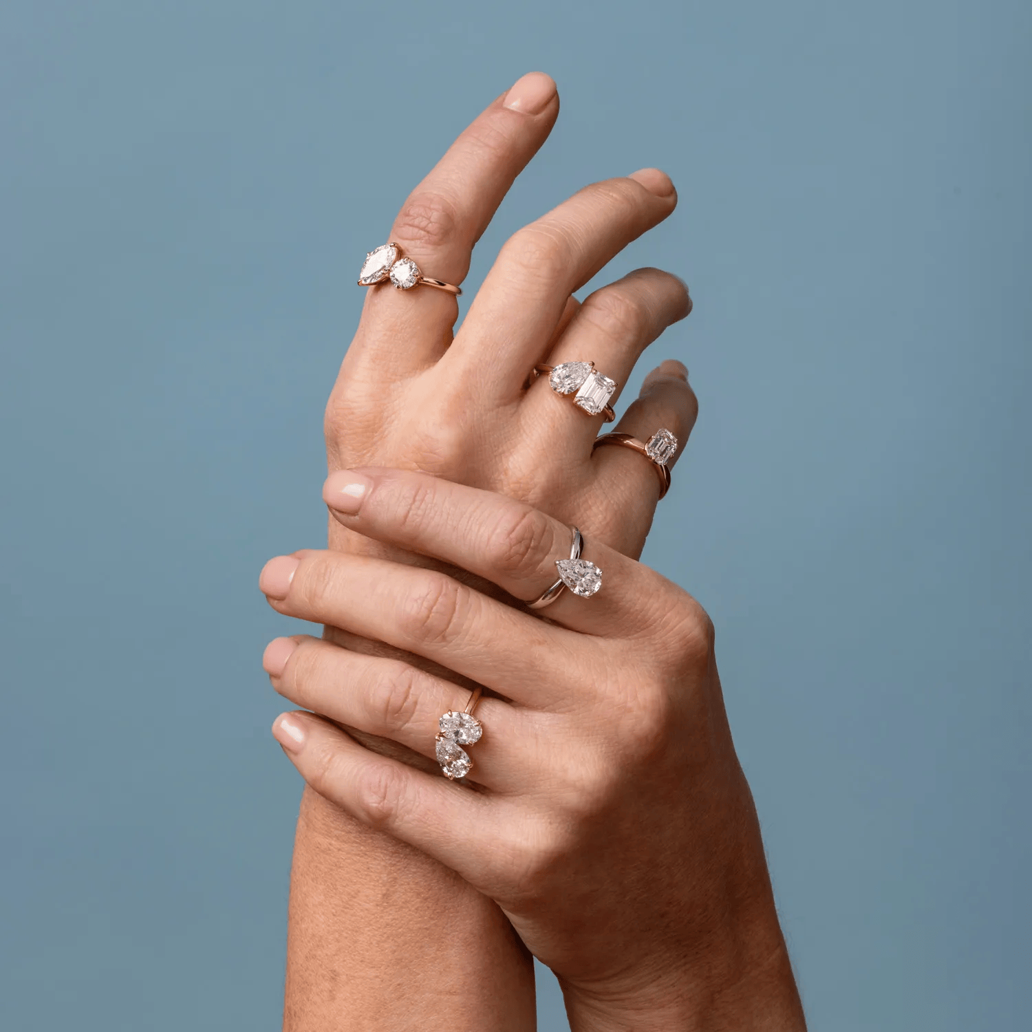 Toi et Moi Engagement Ring