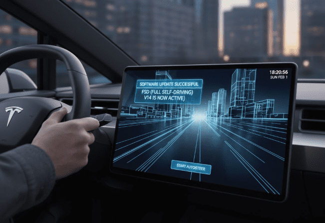 Tesla Cybertruck Latest Software Update FSD V14